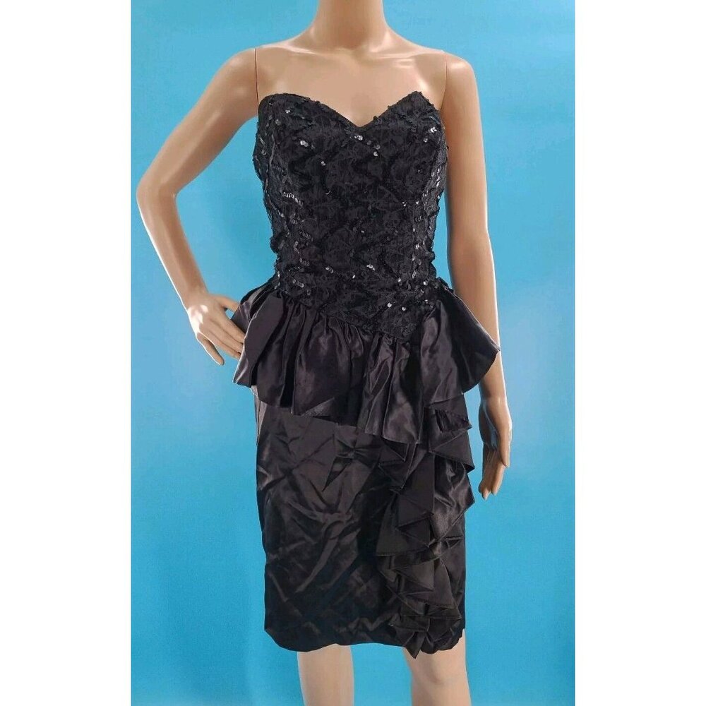 Vintage Y2K GLENROB LTD sequin cocktail dress